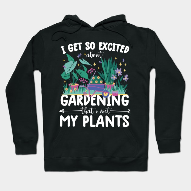 Cool Gardening Design For Men Women Plant Lover Gardener Hoodie by David Brown
